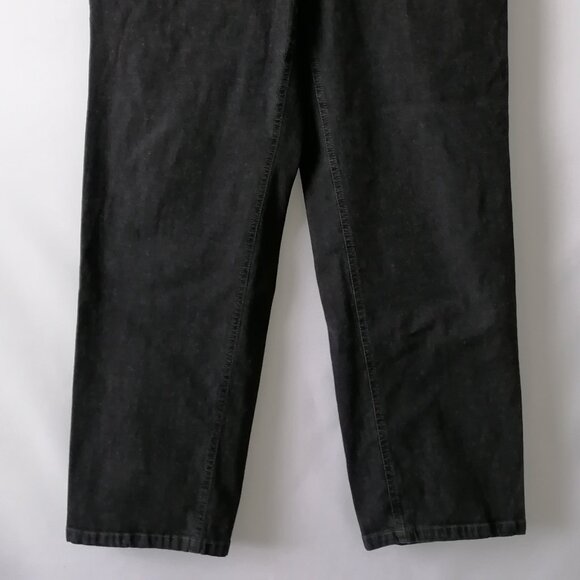 Eileen Fisher Womens Black High Rise Five Pocket Design Straight Jeans Size 1X - Picture 3 of 5